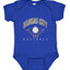 American Baseball Fan Vintage Distressed Field Sports Gift Baby Short-Sleeve Bodysuit