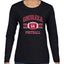 College Football Fan Vintage American Team Design, Retro USA Sports Women's Long Sleeve T-Shirt