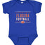 College Football Fan Shirt, Vintage Distressed Field, Retro USA Sports Baby Creeper Boys Girls Infant Bodysuit