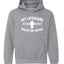 My Lifeguard Walks on Water Jesus Christ Bible Inspirational/Christian Youth Hooded Graphic Sweatshirt