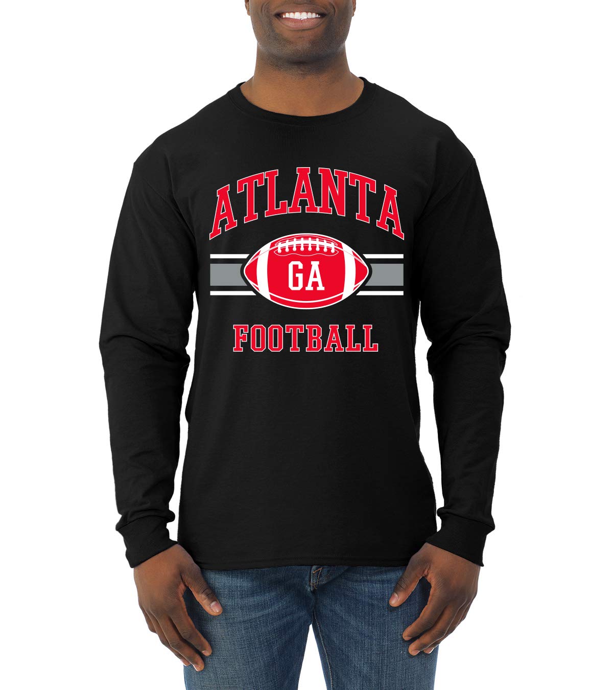 City of Arizona ARI American Football Fantasy Fan Sports Mens Long Sleeve Shirt