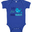 My First Beach Vacation Funny Cute Whale Humor Baby Creeper Boys Girls Infant Bodysuit