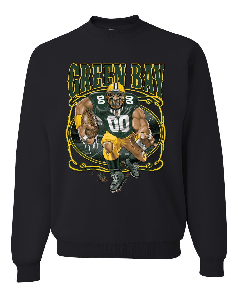 Green Bay Fan Fantasy Football Sports Unisex Crewneck Sweatshirt