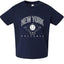 American Baseball Fan Vintage Distressed Field Sports Toddler Crew Graphic T-Shirt