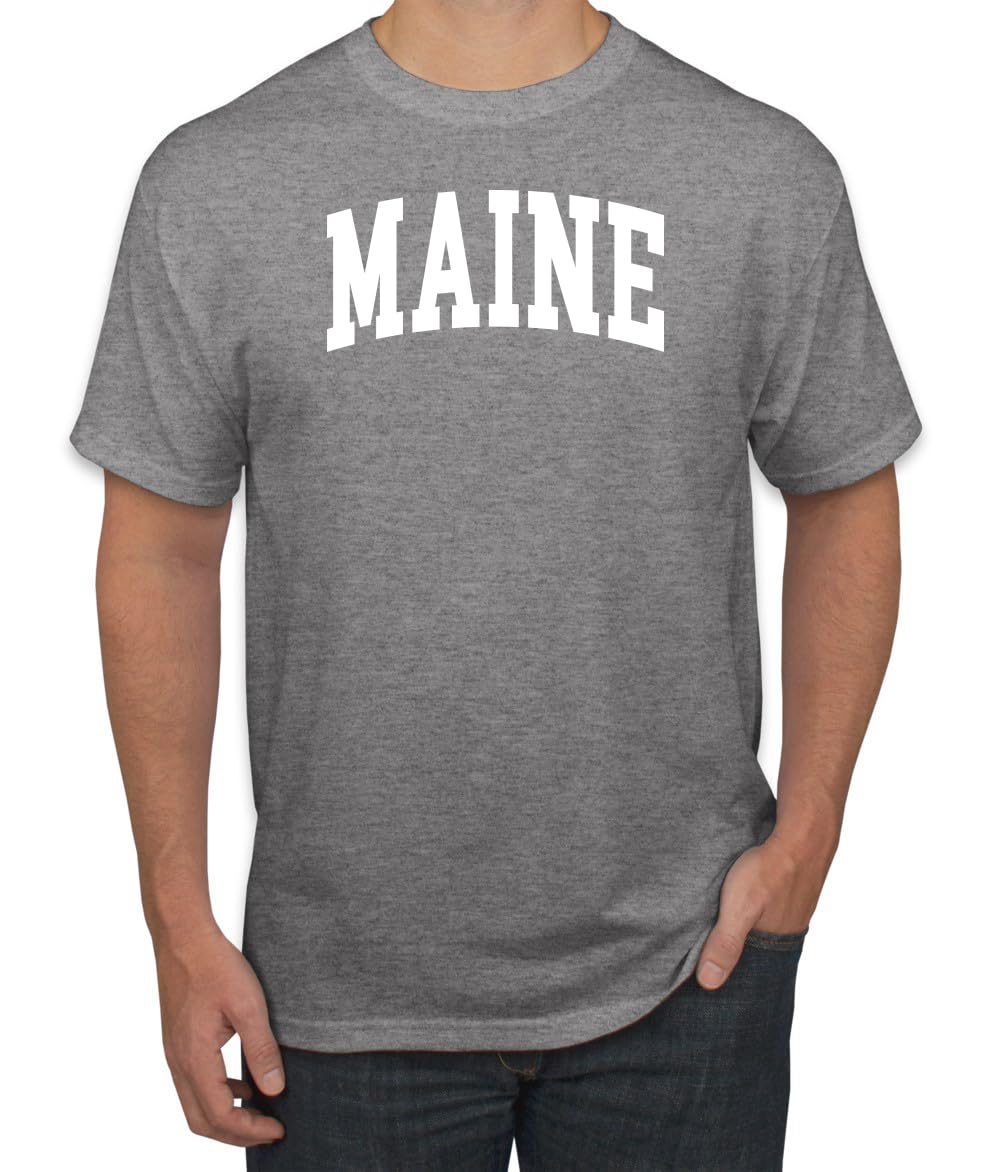 State of Maine College Style Fashion T-Shirt
