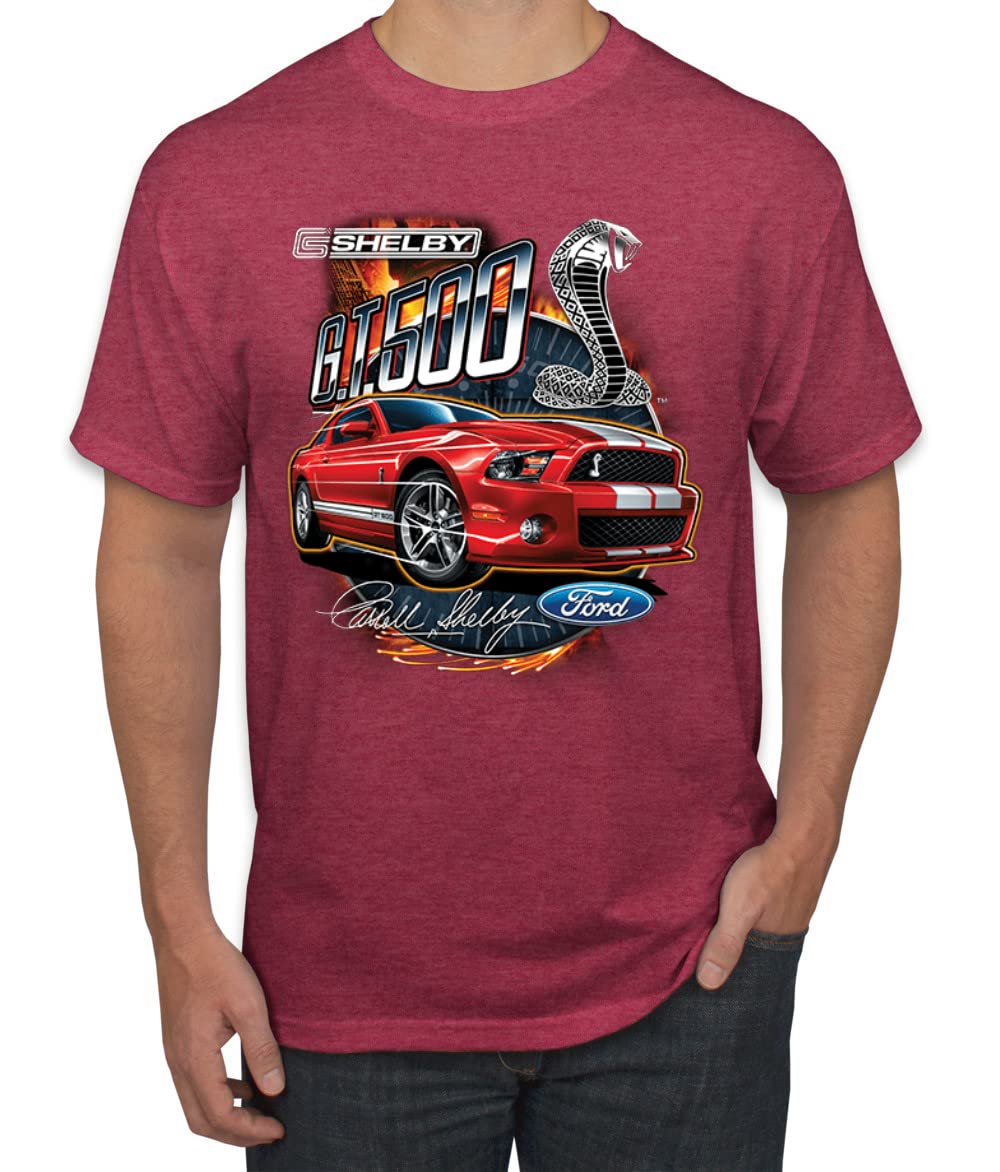 Shelby GT500 Cobra Official Ford Motors Design Cars and Trucks Men's Graphic T-Shirt