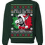 Funny Italian Christmas Donkey Ugly Christmas Sweater Crewneck Sweatshirt