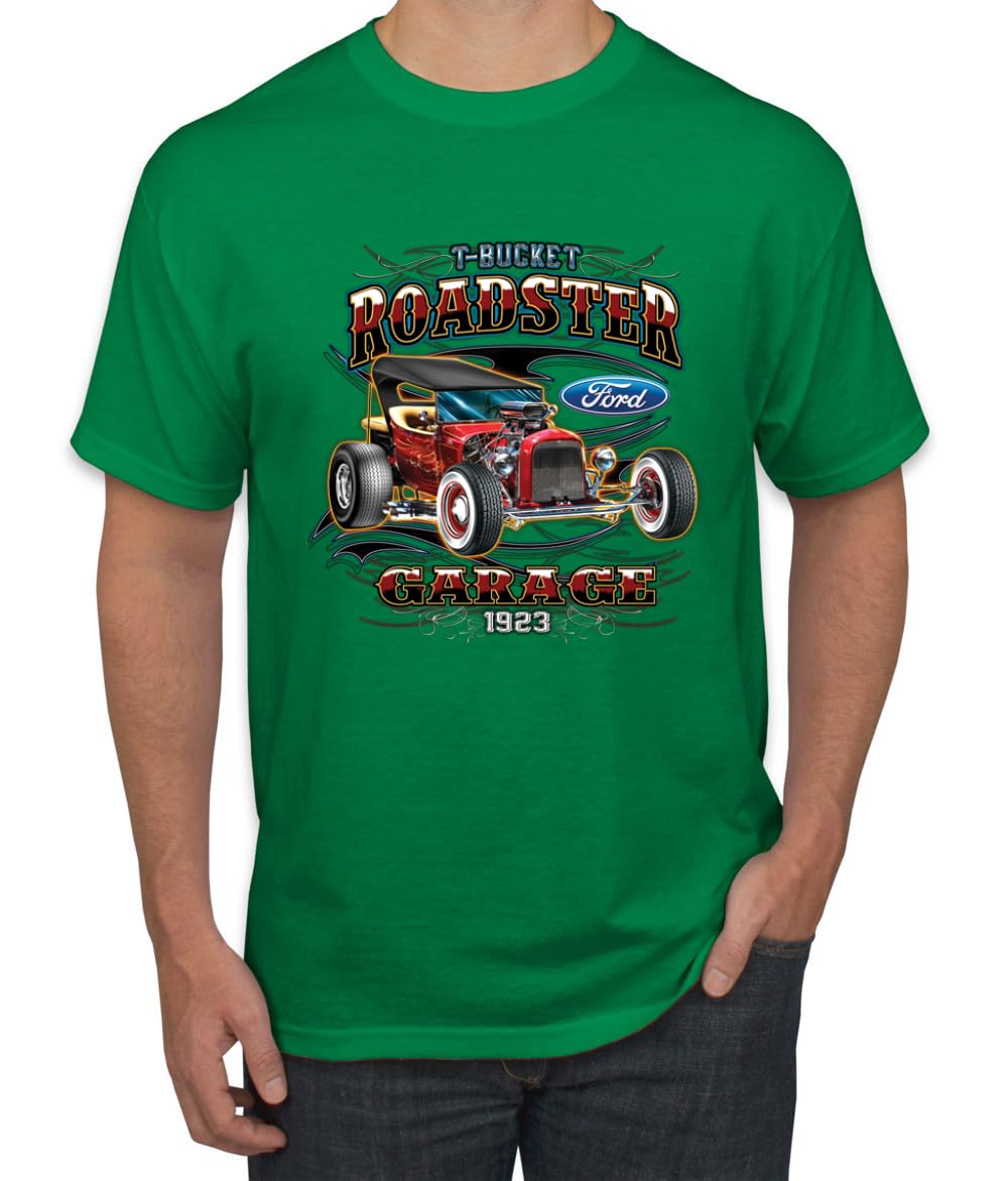 Ford Retro T-Bucket Roadster 1923 Vintage Garage Motors Cars and Trucks Men's T-Shirt