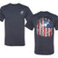 US Flag Ford Bronco Front and Back  Cars and Trucks Men's T-Shirt