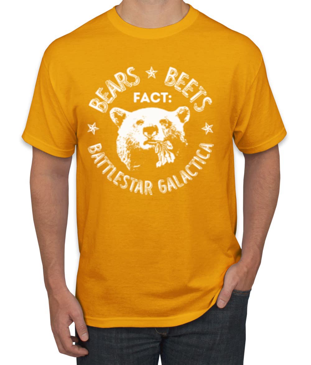 Office | Fact Bears Beets Battlestar Quote Pop Culture Men's T-Shirt