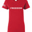 Freedom God Family Patriotism Shirt, Christian Conservative Tee for Women, Women's Graphic T-Shirt