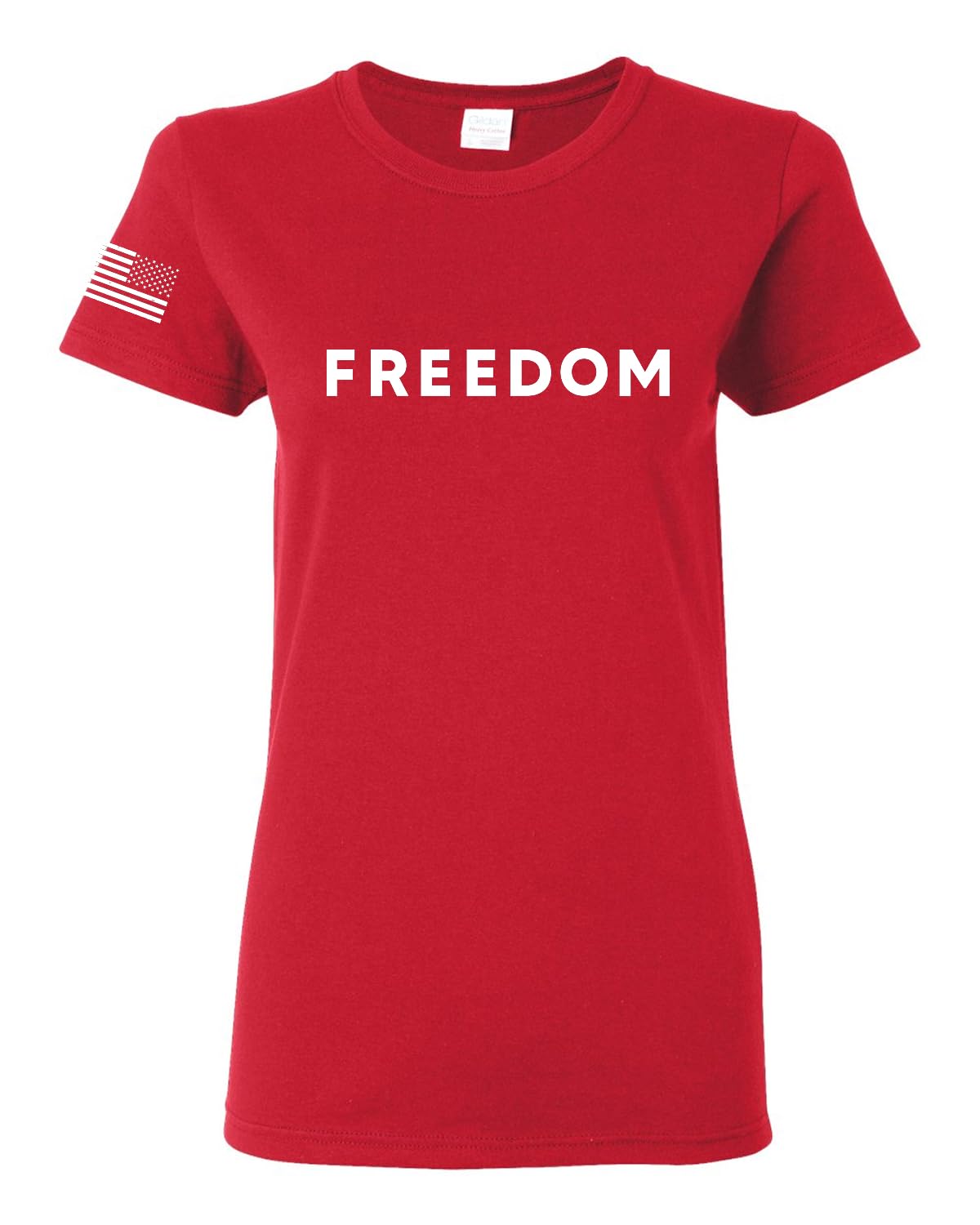 Freedom God Family Patriotism Shirt, Christian Conservative Tee for Women, Women's Graphic T-Shirt