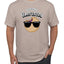 Unbothered and Uncrusted Funny PB&J Sandwich Sunglasses Humor Men's T-Shirt