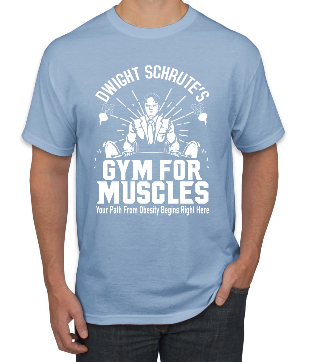Dwight Schrute's Gym for Muscles Pop Culture Men's T-Shirt
