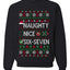 Nice Naughty 6-7 Meme Six Seven Sweater Unisex Crewneck Sweatshirt