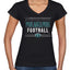 Grease The Poles Broad Street Phil Football Sports Womens Standard V-Neck Tee