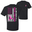 Breast Cancer Awareness Faith Pink Ribbon Sunflower Front and Back Unisex T-Shirt