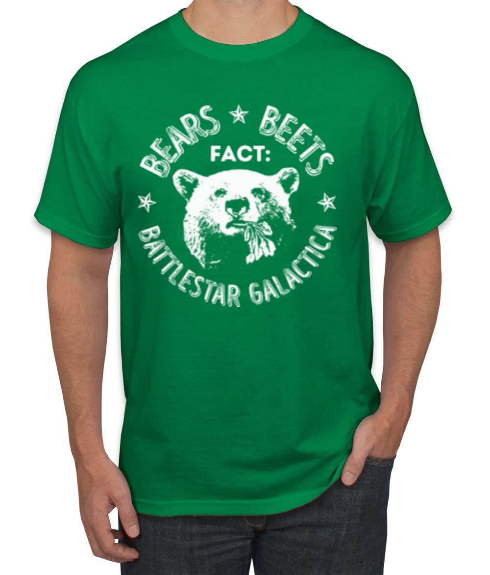 Office | Fact Bears Beets Battlestar Quote Pop Culture Men's T-Shirt