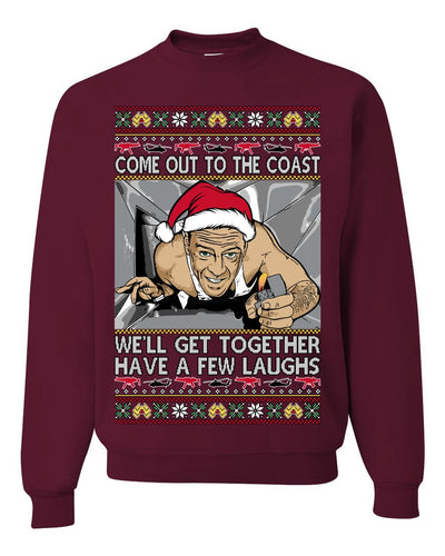 Nakatomi Christmas Party McClane Ugly Christmas Sweater Crewneck Sweatshirt
