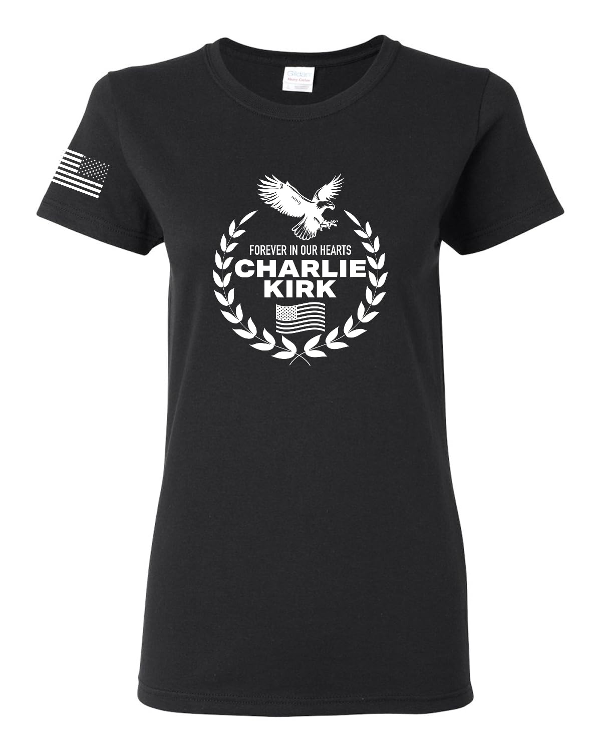 Freedom God Family Patriotism Shirt, Christian Conservative Tee for Women, Women's Graphic T-Shirt