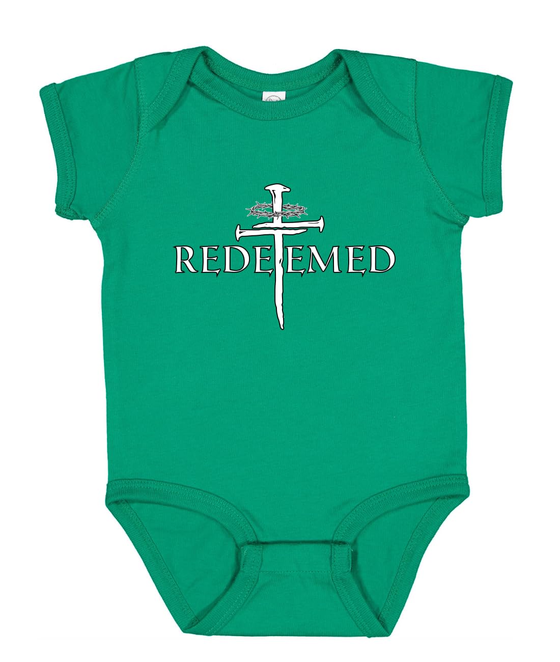 Redeemed Cross Jesus Christ Nails Inspirational/Christian Baby Creeper Boys Girls Infant Graphic Bodysuit