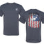 US Flag Ford Bronco Front and Back  Cars and Trucks Men's T-Shirt