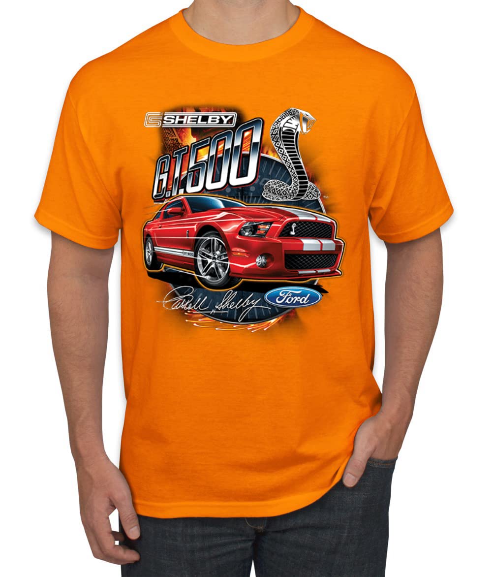 Shelby GT500 Cobra Official Ford Motors Design Cars and Trucks Men's Graphic T-Shirt