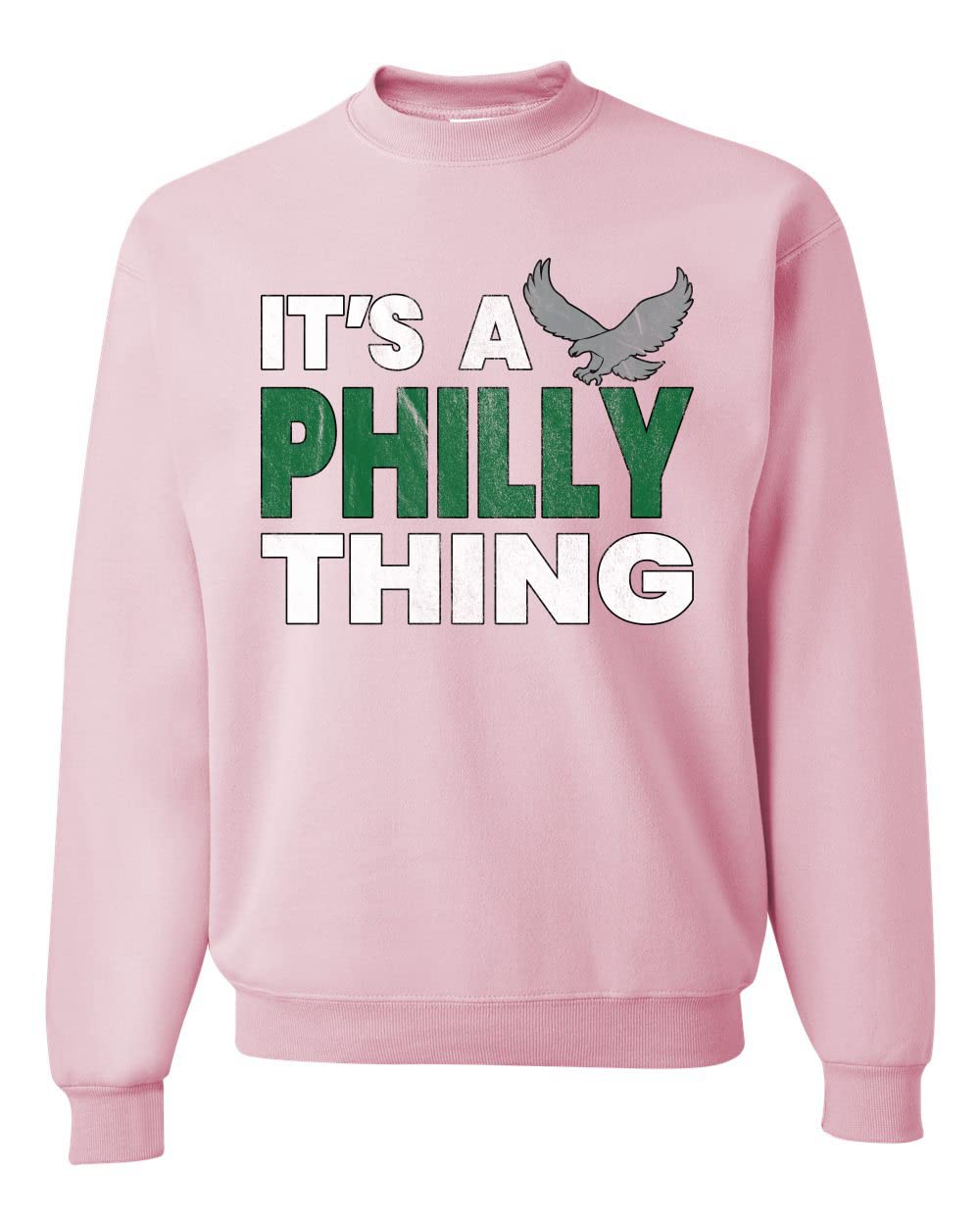 PHI Fantasy Football Sports Fan Pullover Soft Cotton Blend Graphic Unisex Crewneck Sweatshirt
