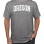 State of Oregon College Style White Fashion Men's T-Shirt