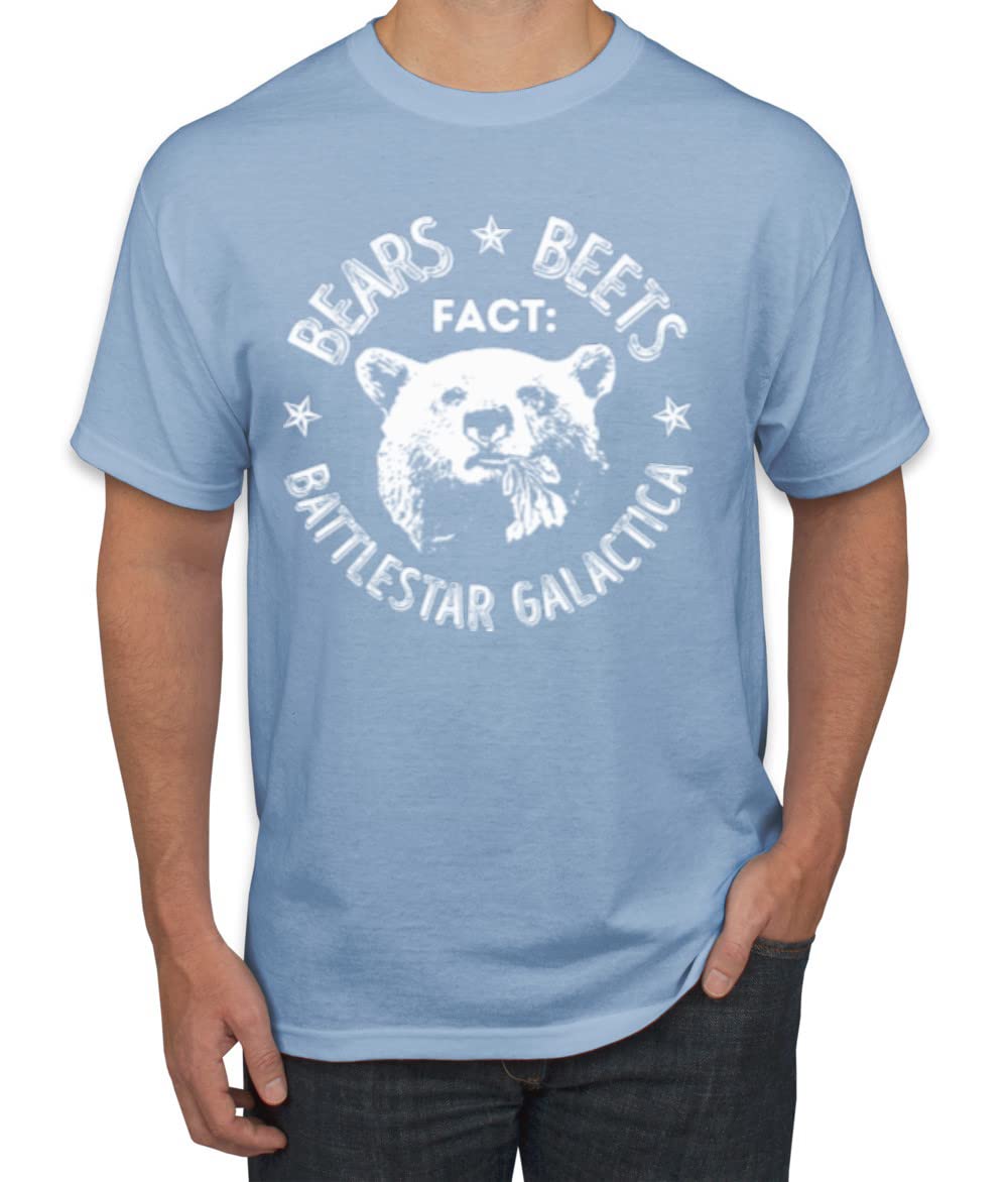 Office | Fact Bears Beets Battlestar Quote Pop Culture Men's T-Shirt