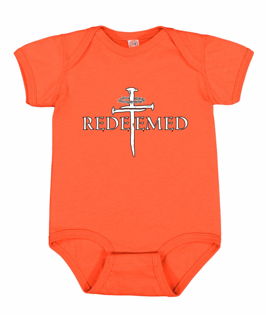 Redeemed Cross Jesus Christ Nails Inspirational/Christian Baby Creeper Boys Girls Infant Graphic Bodysuit