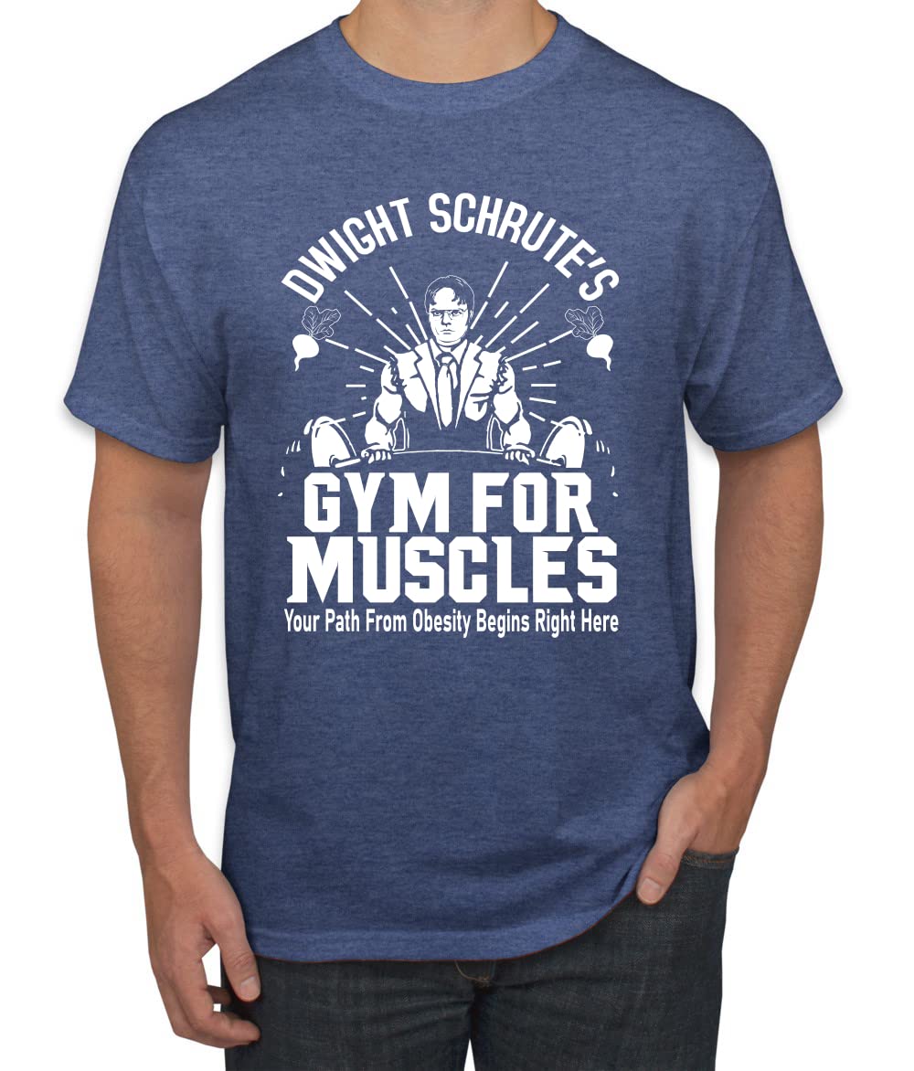 Dwight Schrute's Gym for Muscles Pop Culture Men's T-Shirt