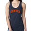 Classic Varsity College Style Fantasy Fan, Trendy Team Streetwear Sports Ladies Racerback Tank Top