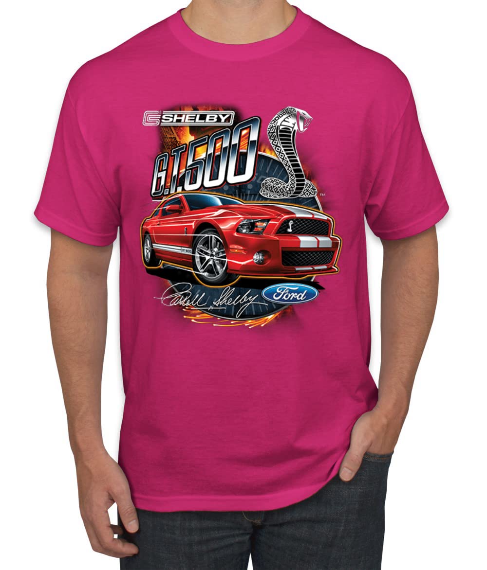 Shelby GT500 Cobra Official Ford Motors Design Cars and Trucks Men's Graphic T-Shirt