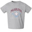 American Baseball Fan Vintage Distressed Field Sports Toddler Crew Graphic T-Shirt