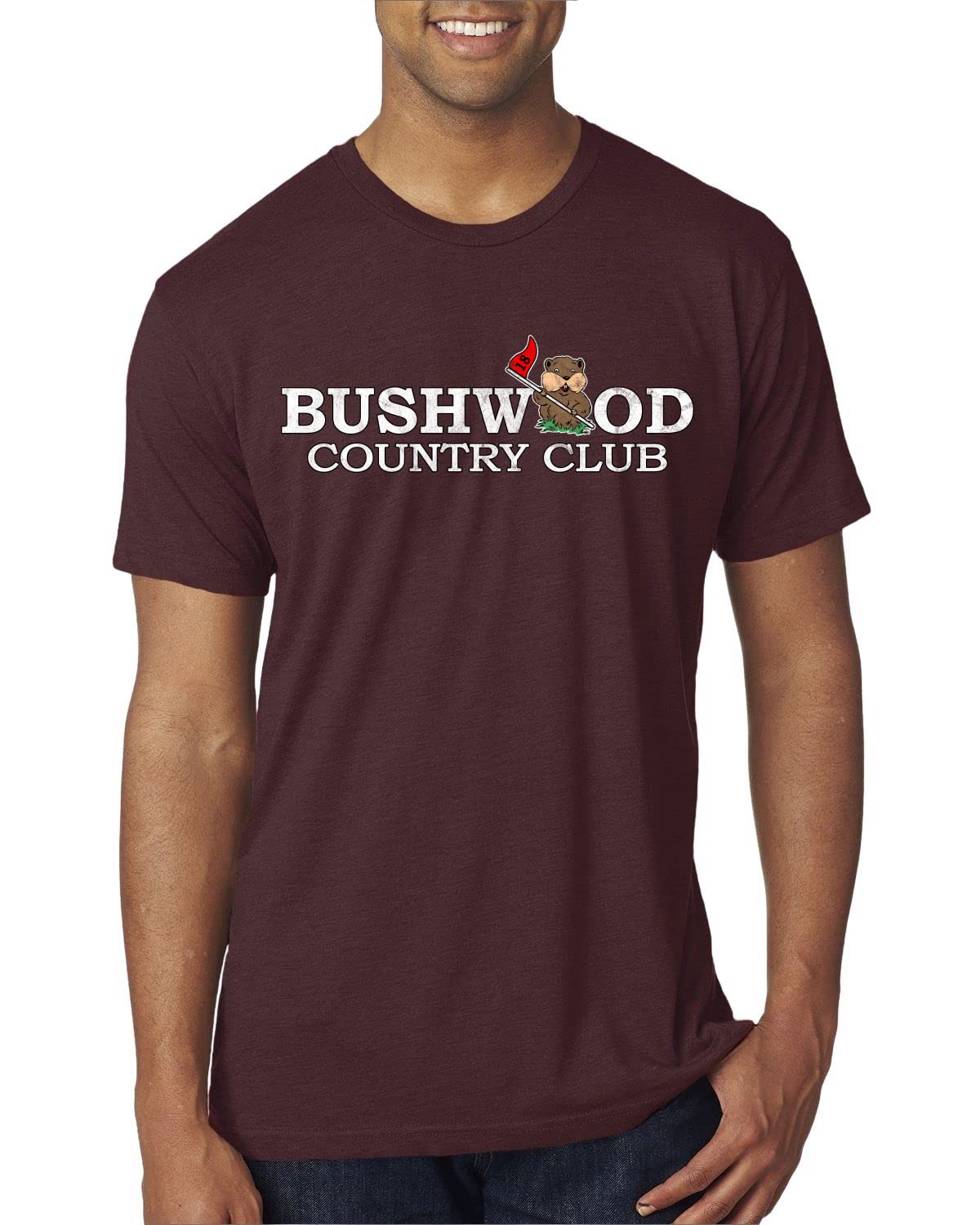 Bushwood Country Funny Golfing Shirt Humor Mens Premium Tri Blend T-Shirt