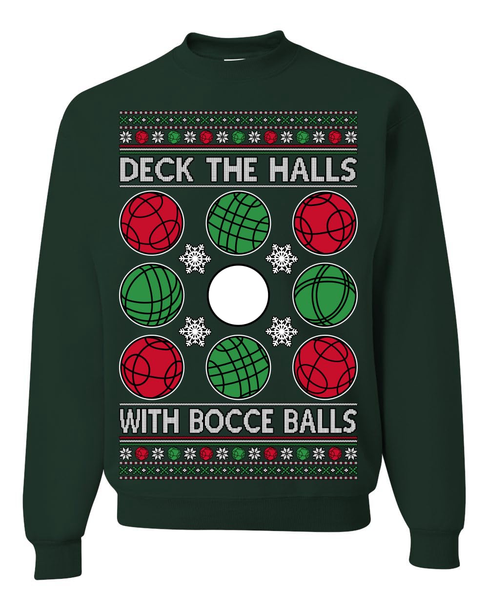 Funny Italian Christmas Donkey Ugly Christmas Sweater Crewneck Sweatshirt