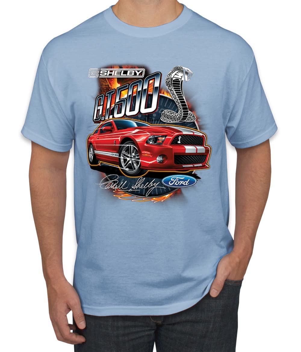 Shelby GT500 Cobra Official Ford Motors Design Cars and Trucks Men's Graphic T-Shirt