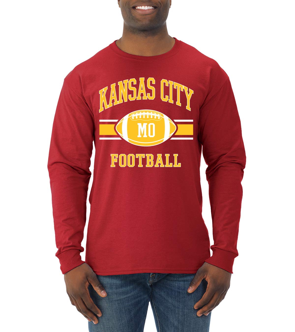 City of Arizona ARI American Football Fantasy Fan Sports Mens Long Sleeve Shirt