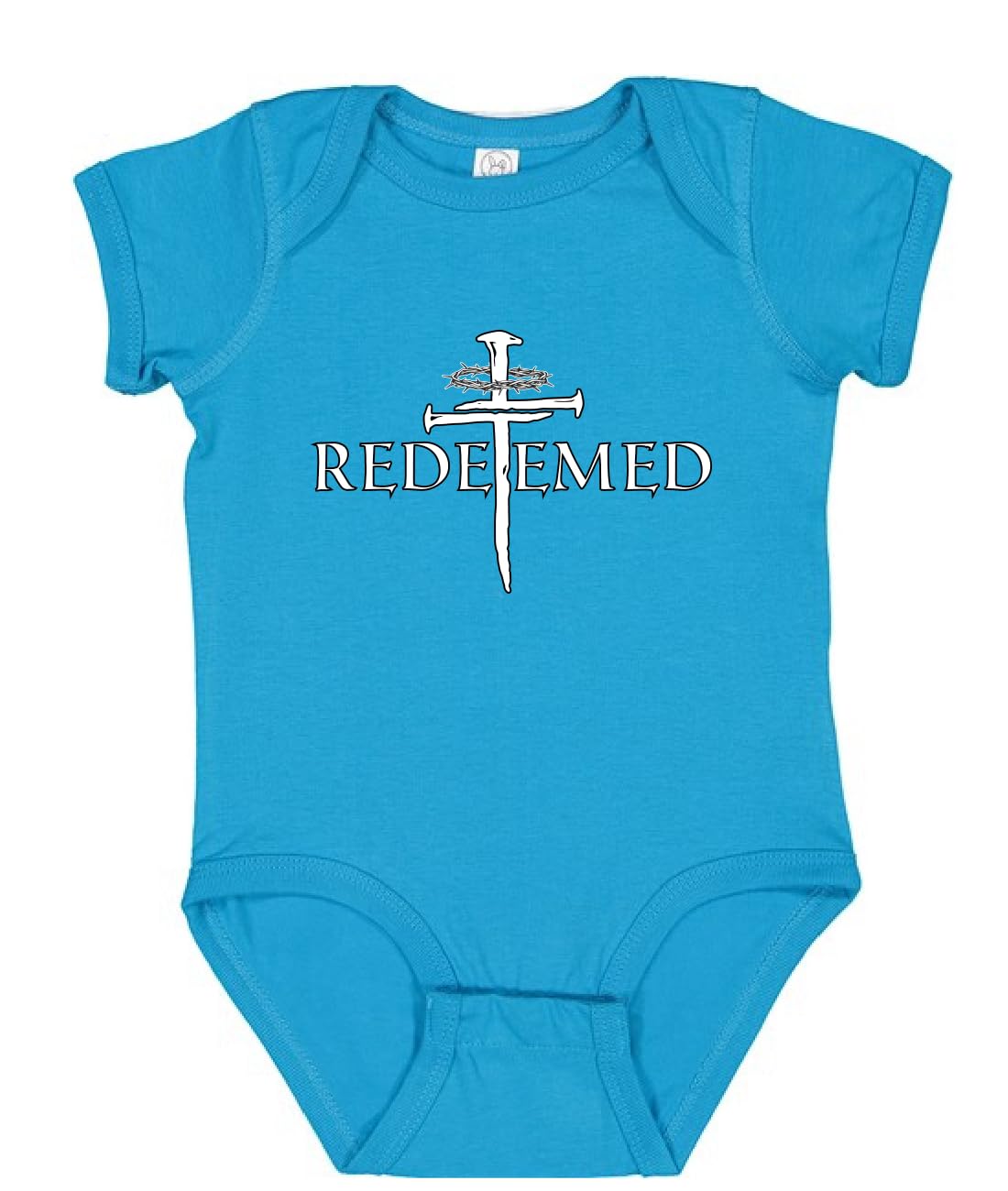 Redeemed Cross Jesus Christ Nails Inspirational/Christian Baby Creeper Boys Girls Infant Graphic Bodysuit