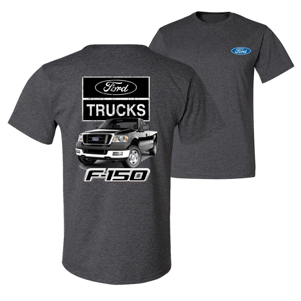 Ford Trucks F150 Pickup Cars and Trucks Front and Back Men's Graphic T-Shirt