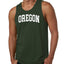 State of Oregon College Style White Fashion Mens Tank Top