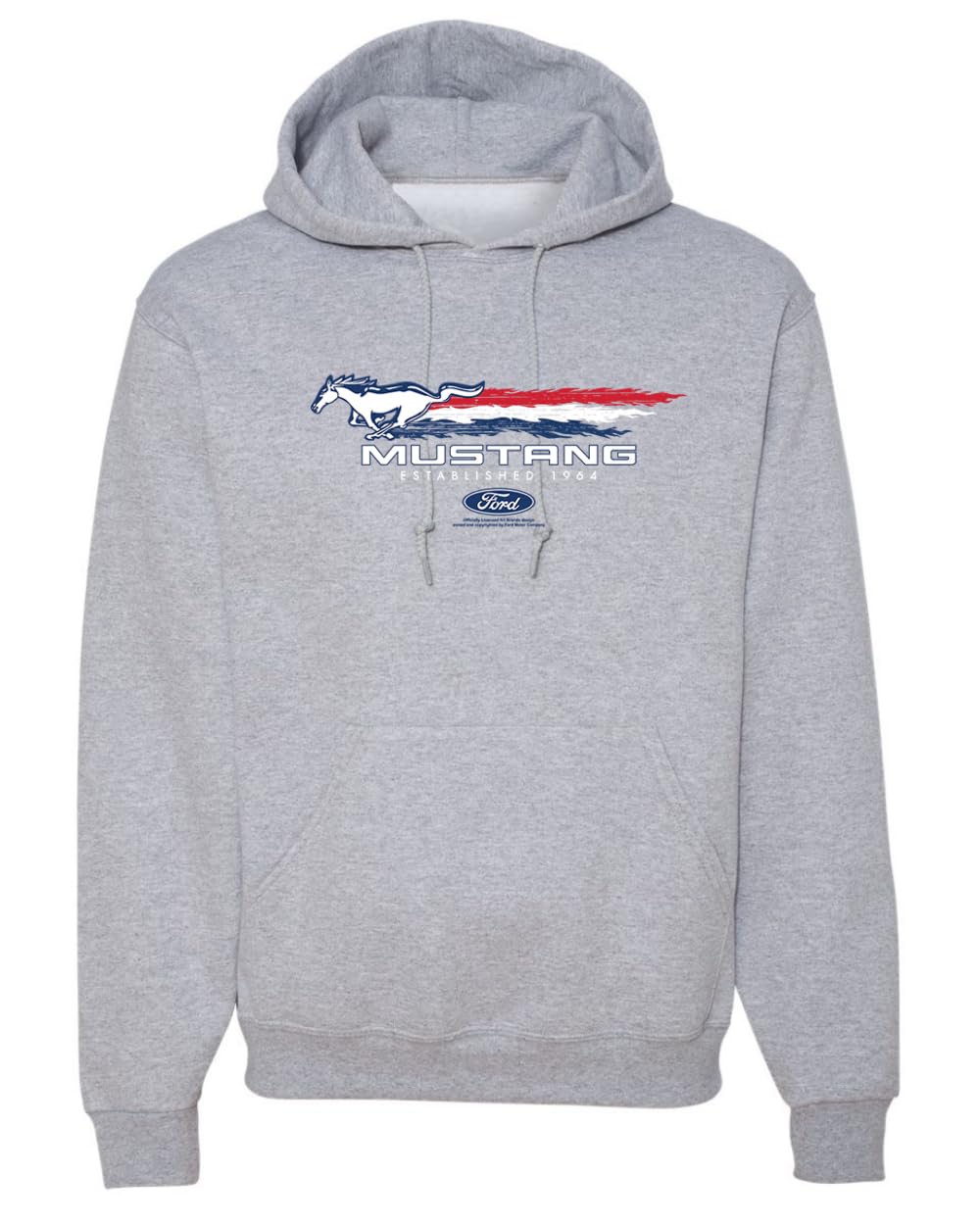 Ford Mustang USA Pony Logo Est 1964 Classic Racing Logo Cars and Trucks Unisex Hoodie