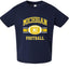 College Football Fan T-Shirt, Vintage American Team Design, Game Day Apparel, Retro USA Sports Toddler Crew T-Shirt