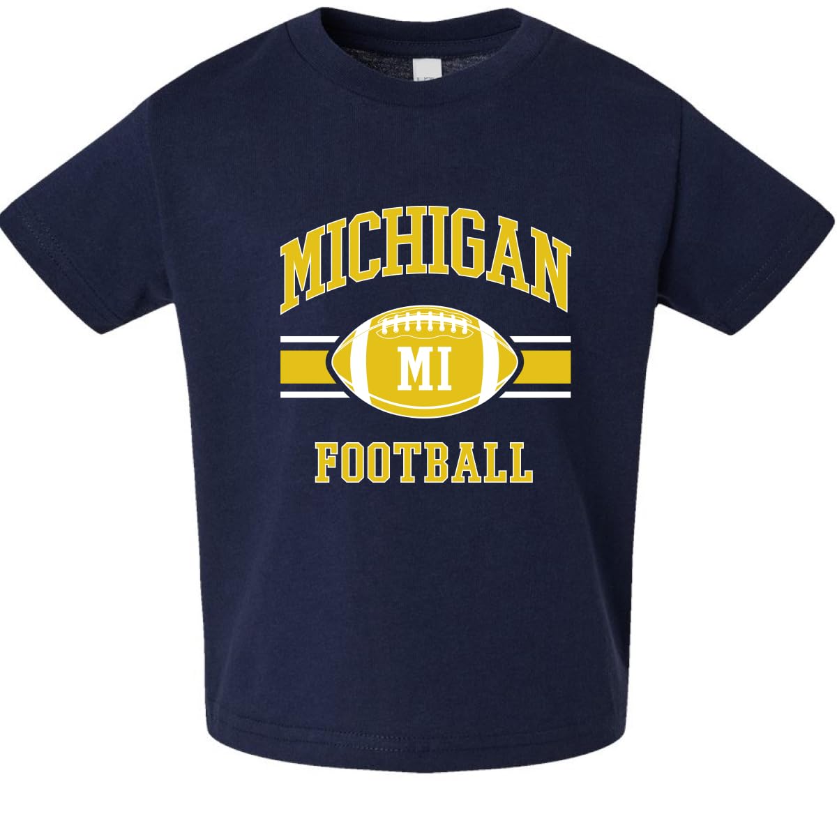 College Football Fan T-Shirt, Vintage American Team Design, Game Day Apparel, Retro USA Sports Toddler Crew T-Shirt
