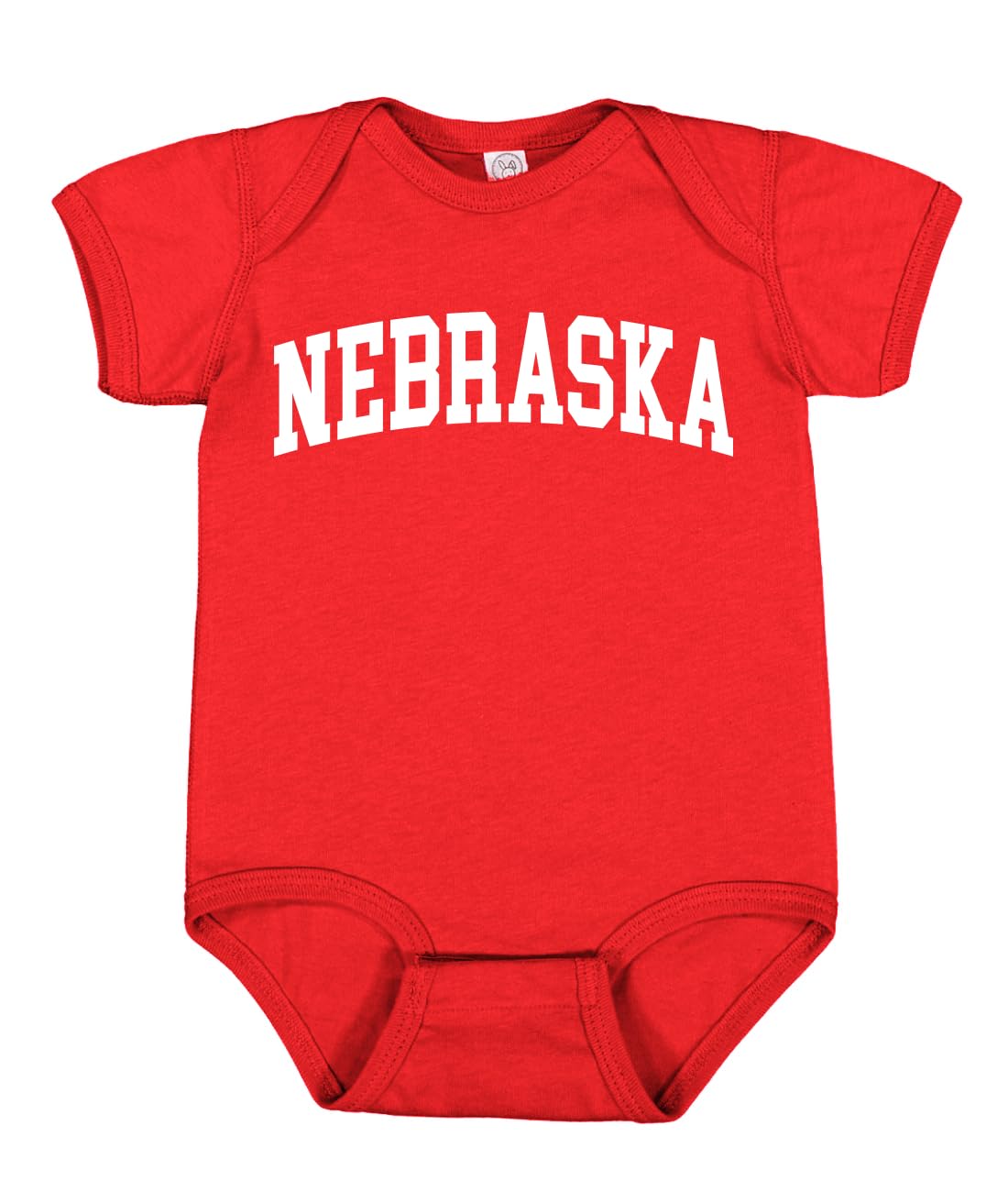 State of Nebraska College Style Fashion Baby Creeper Boys Girls Infant Bodysuit