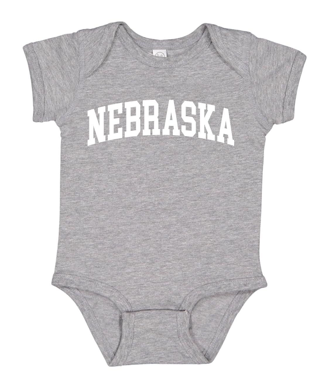 State of Nebraska College Style Fashion Baby Creeper Boys Girls Infant Bodysuit