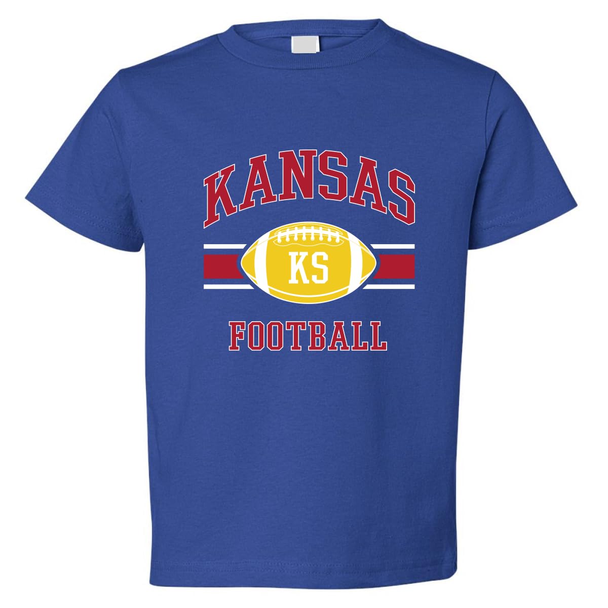 College Football Fan T-Shirt, Vintage American Team Design, Game Day Apparel, Retro USA Sports Toddler Crew T-Shirt