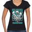 Grease The Poles Broad Street Phil Football Sports Womens Standard V-Neck Tee