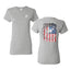 US Flag Ford Bronco Front and Back  Cars and Trucks Womens Graphic T-Shirt
